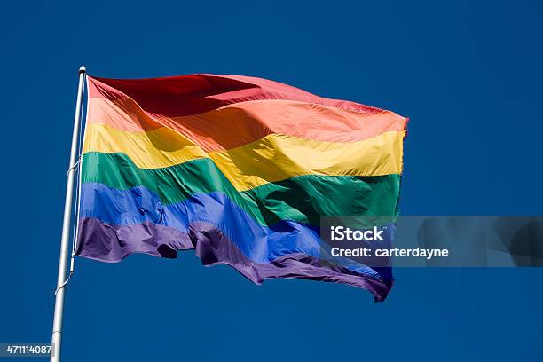 Bandeira De Arcoíris - Fotografias de stock e mais imagens de Amarelo - Amarelo, Ao Ar Livre, Arco-Íris