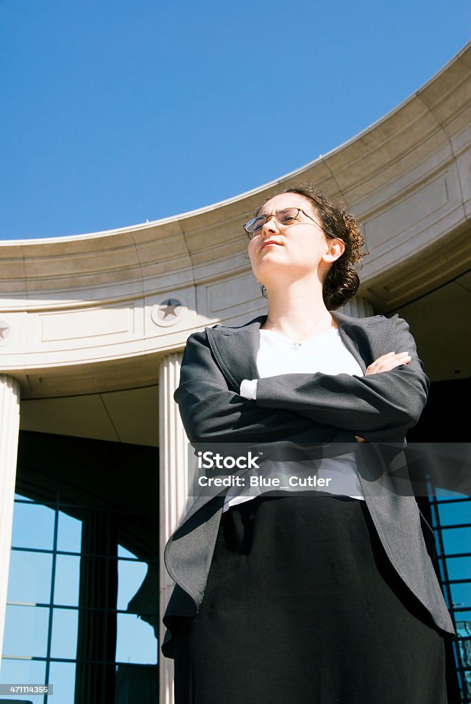 Abogado femenina - Foto de stock de Mirar hacia arriba libre de derechos