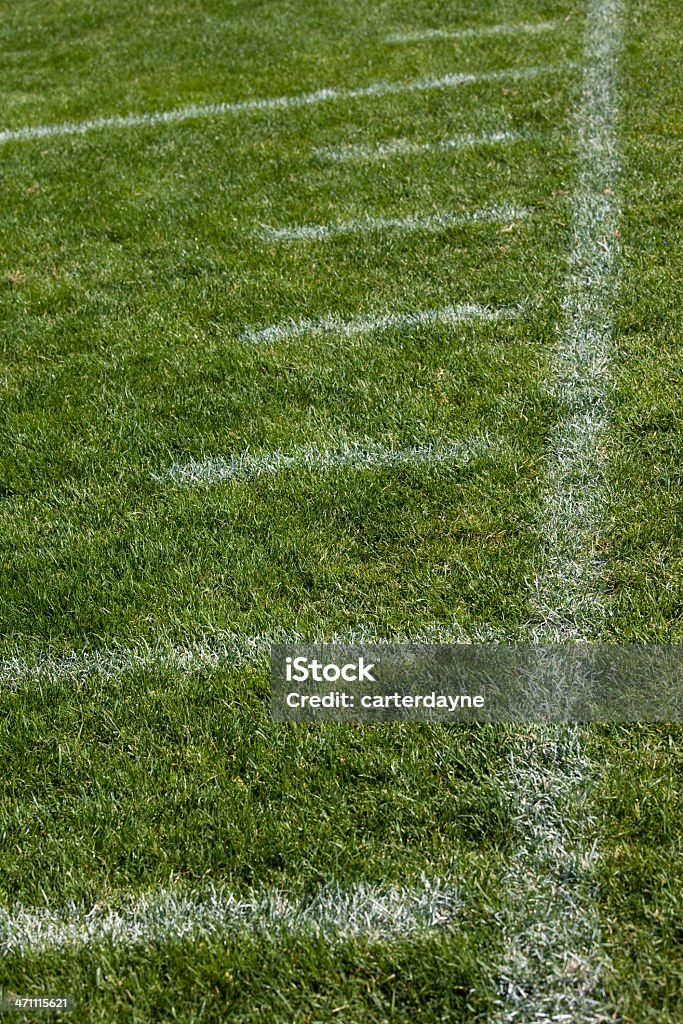 Campo di calcio linea e contrassegni - Foto stock royalty-free di 2000-2009