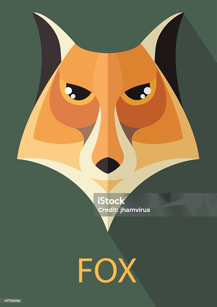 Science Fox Vector Fox Vector Flat Design Stock Illustration - Download Image Now - 2015 ...