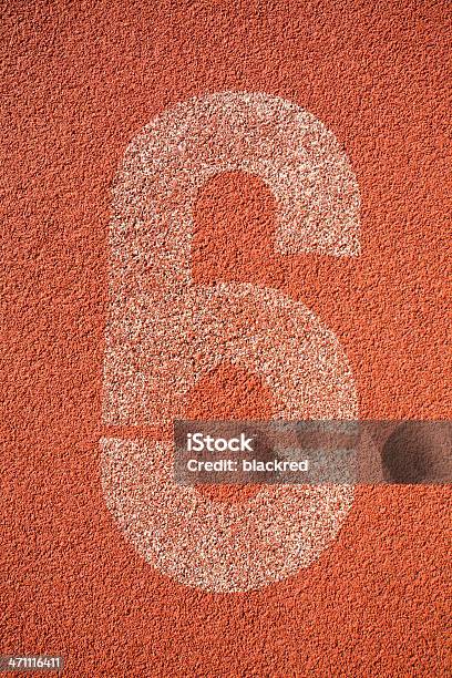 Lane 6 Stock Photo - Download Image Now - Alphabet, Close-up, Design Element