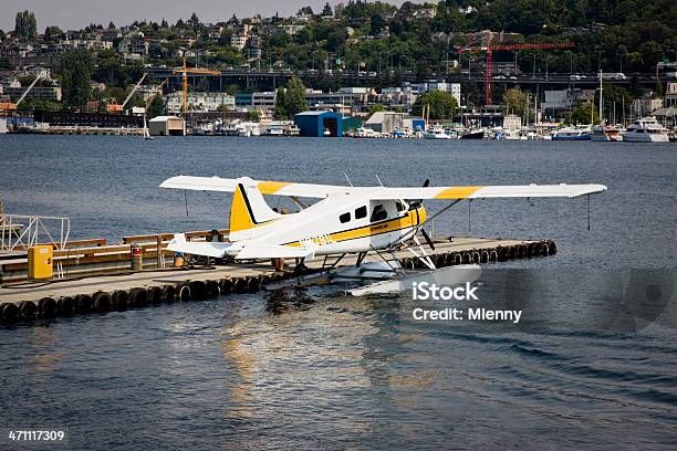 Lake Union Seattle Wodnosamolot - zdjęcia stockowe i więcej obrazów Seattle - Seattle, Wodnosamolot, Badanie