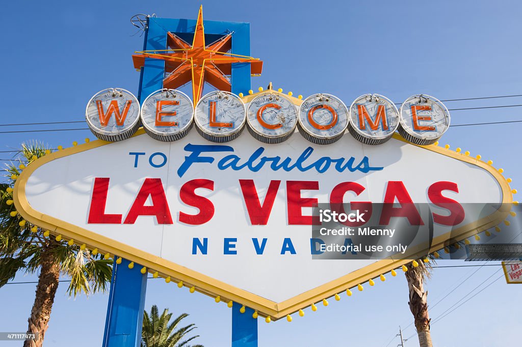 Las Vegas Sign (XXL - Lizenzfrei Amerikanische Kontinente und Regionen Stock-Foto