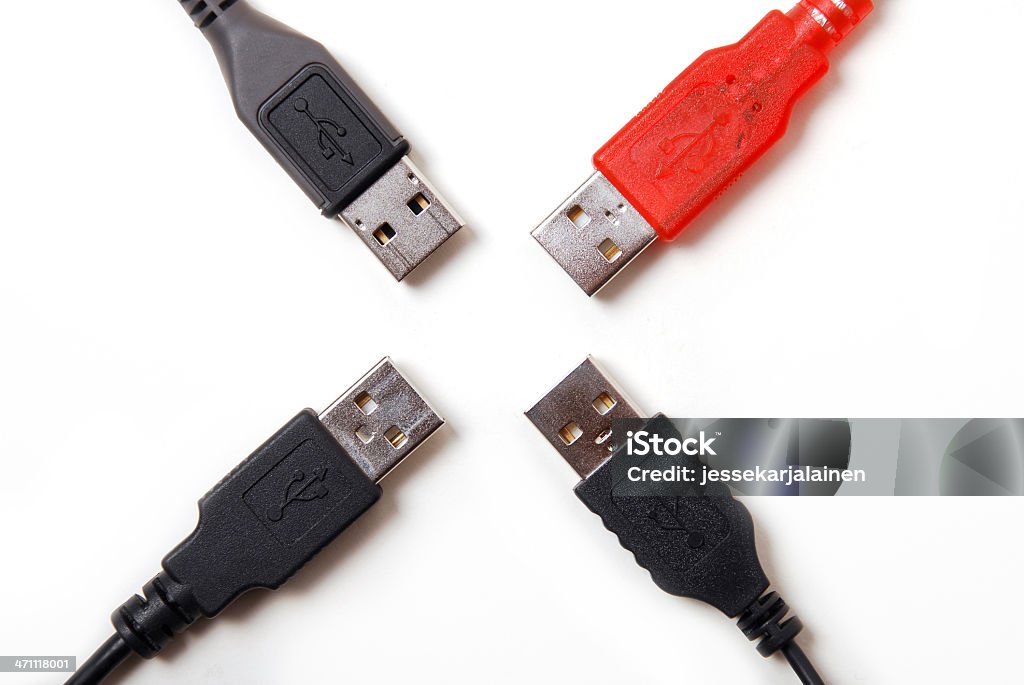 USB 크로스 - 로열티 프리 0명 스톡 사진