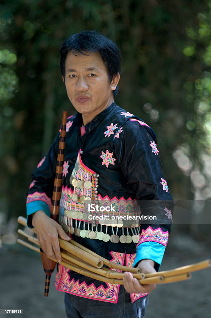 Hmong Fabricante de Instrumentos - Royalty-free Aldeia Foto de stock