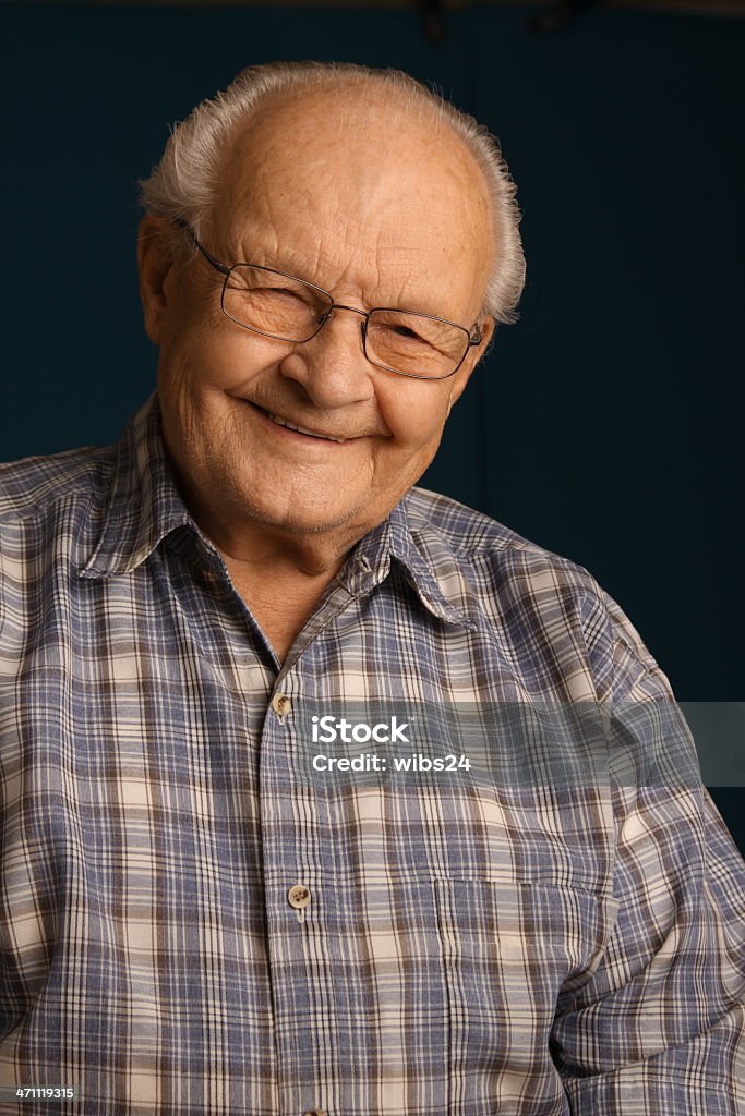 Happy Senior A senior male smiles. 70-79 Years Stock Photo