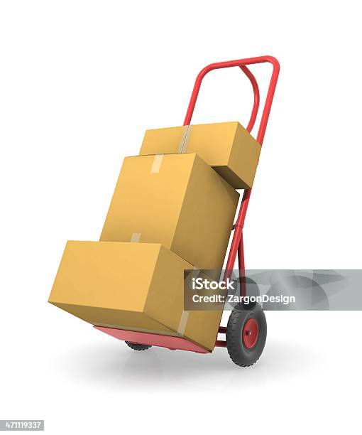 Hand Truck Stockfoto und mehr Bilder von Einzelhandel - Konsum - Einzelhandel - Konsum, Fotografie, Fracht