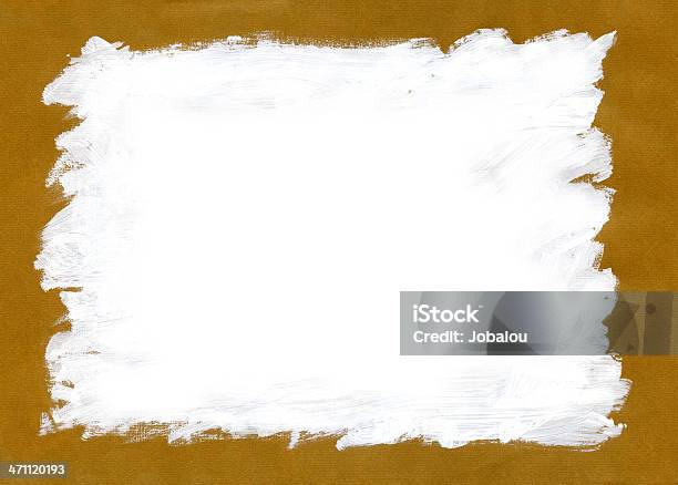 Tinta Branca Rectângulo Grunge - Arte vetorial de stock e mais imagens de Desfiado - Desfiado, Branco, Plano de Fundo