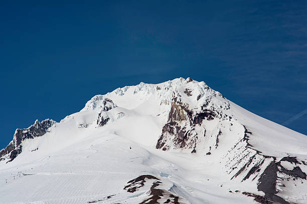 berg mount hood - mountain mountain peak oregon on top of stock-fotos und bilder