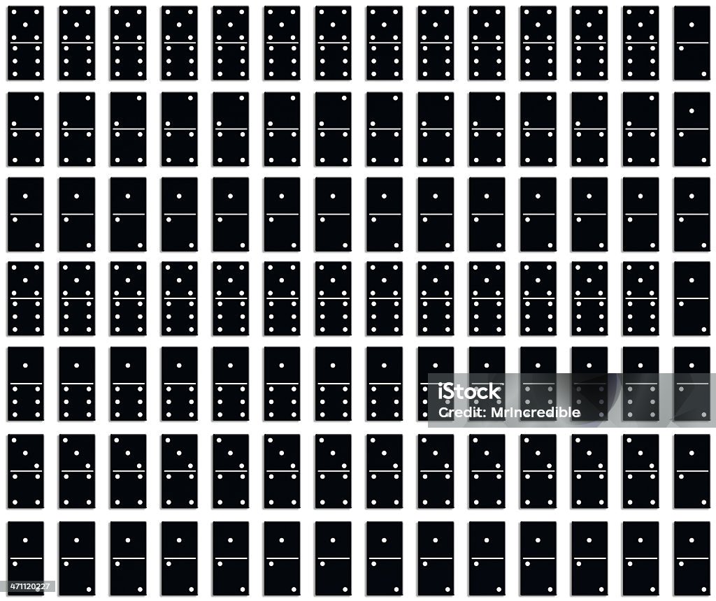 Tileable Domino-Muster nahtlos - Lizenzfrei Architektonische Säule Stock-Foto