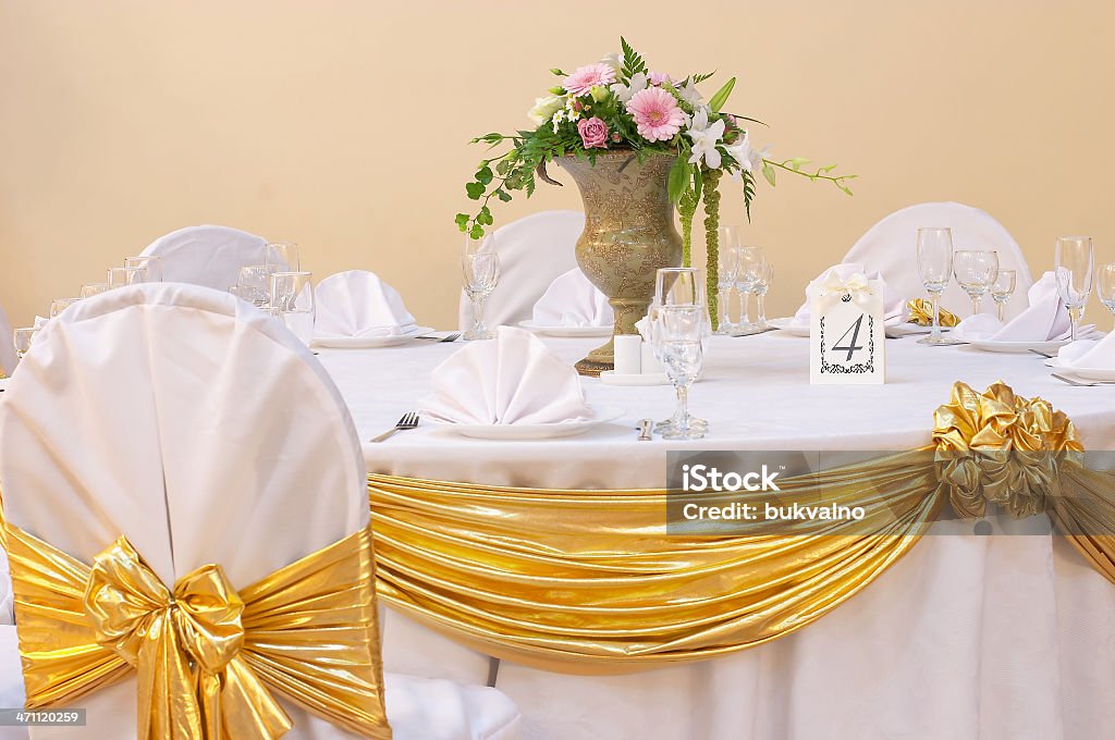 ウェディングテーブルの装飾 - お祝いのロイヤリティフリーストックフォト