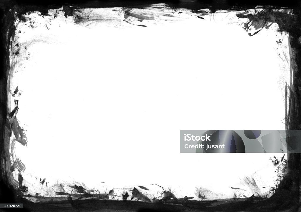 Grunge gemalt in Aquarell frame - Lizenzfrei Abstrakt Stock-Foto