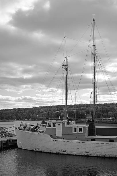 istock Boat For Sale In B&W 471121529