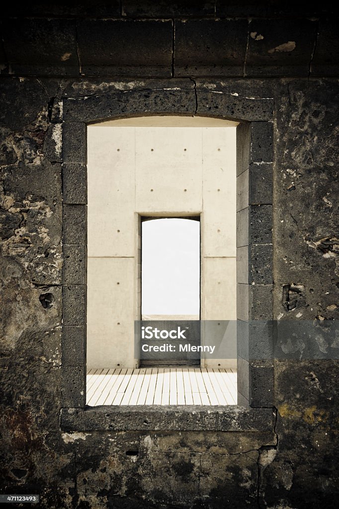 Blick auf Fenster - Lizenzfrei Alt Stock-Foto