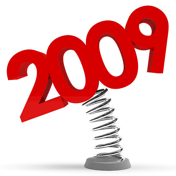 3D 2009 on metal bumper sign