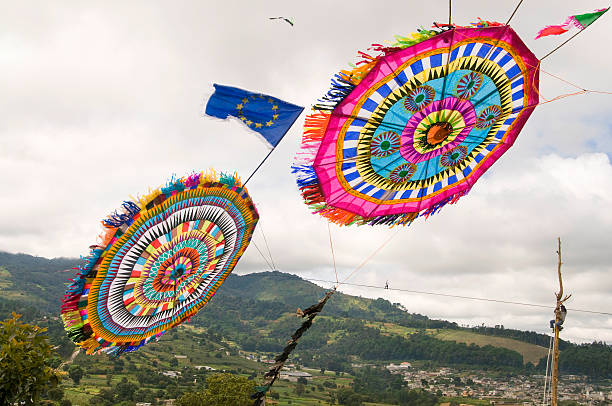 Guatemalan Kite Festival stock photo