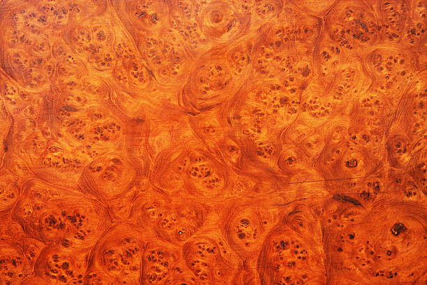 Knotted Wood Grain Burled Decor