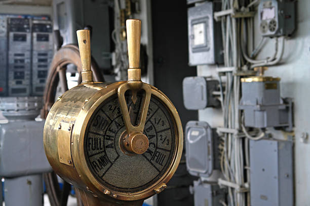 istock Detail of Old Nautical Operating Lever 471125705
