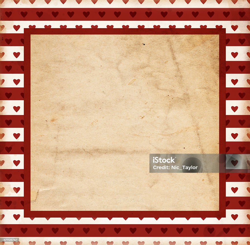 XXXL di carta Grunge con cuore - Foto stock royalty-free di Amore