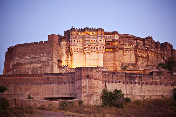 istock Meherangarh Fort at sunset, Jodhpur, India 471125804