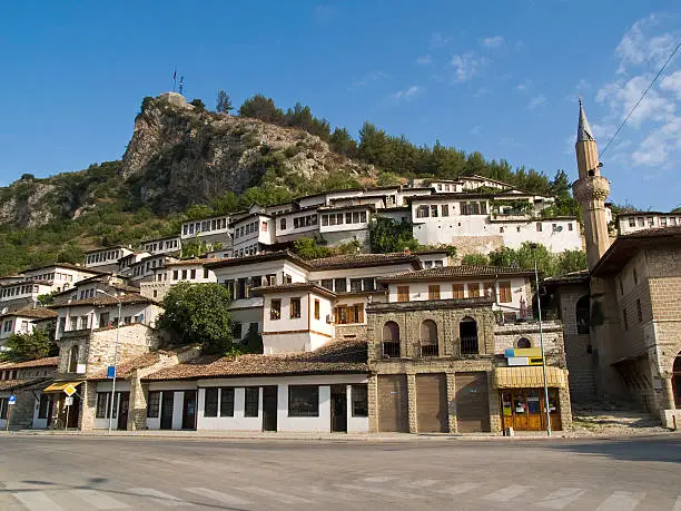 Old town of Berat is known to Albanians as "The City of a Thousand Windows".