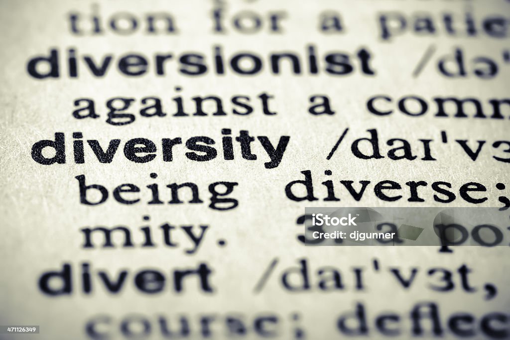 Definição: Diversidade - Royalty-free Alto-Contraste Foto de stock