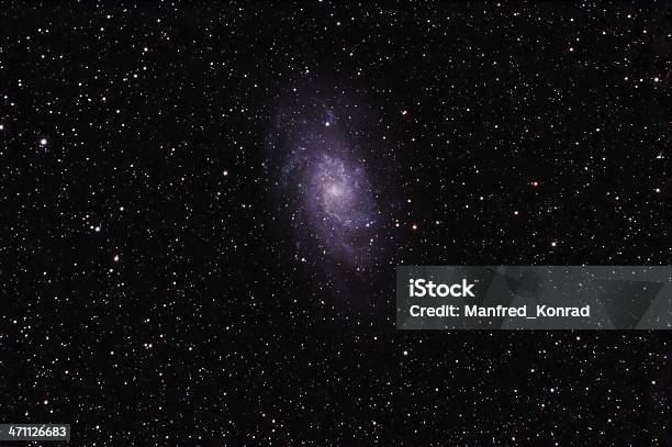 M33 Triangulum Galaxy Foto de stock y más banco de imágenes de Astronomía - Astronomía, Azul, Campo de estrellas