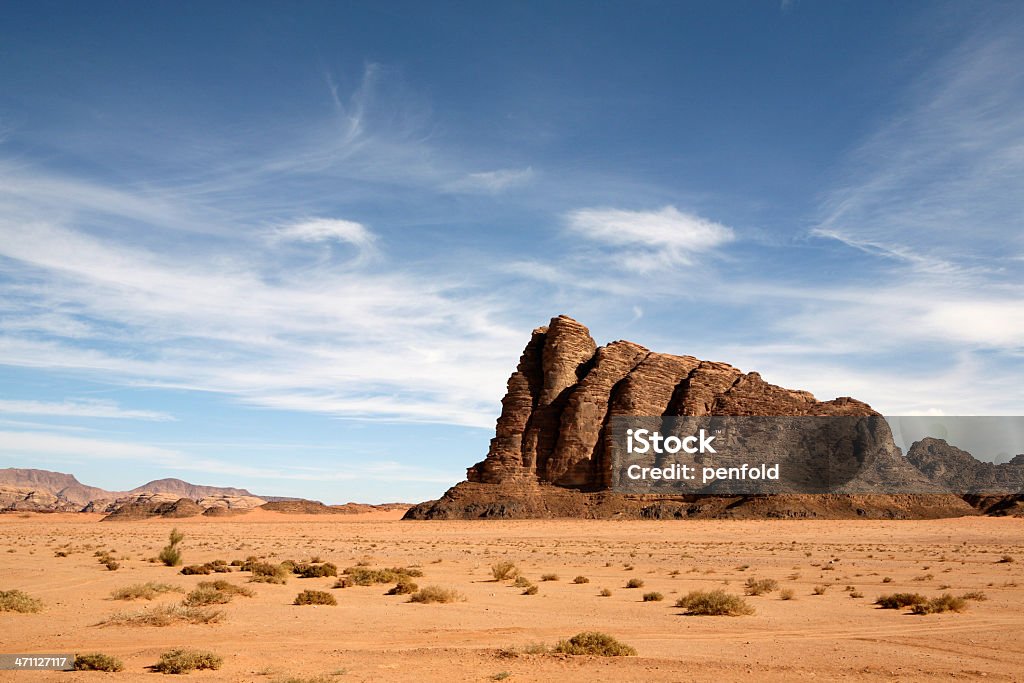 Wadi Rum Giordania - Foto stock royalty-free di Asia Occidentale