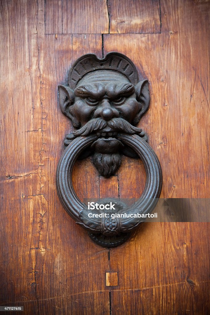 Door bell An ld door bell Antique Stock Photo