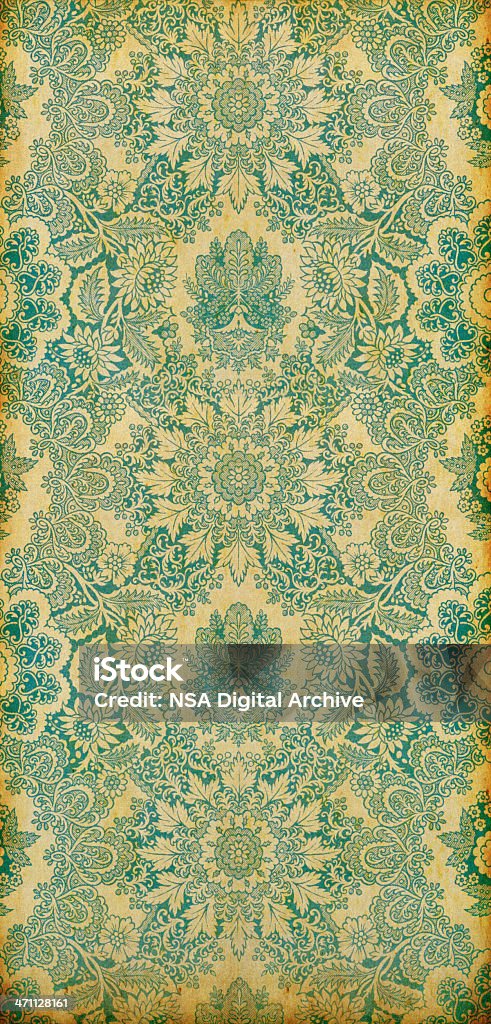 Antiguidade têxteis - Royalty-free Século XVIII Ilustração de stock