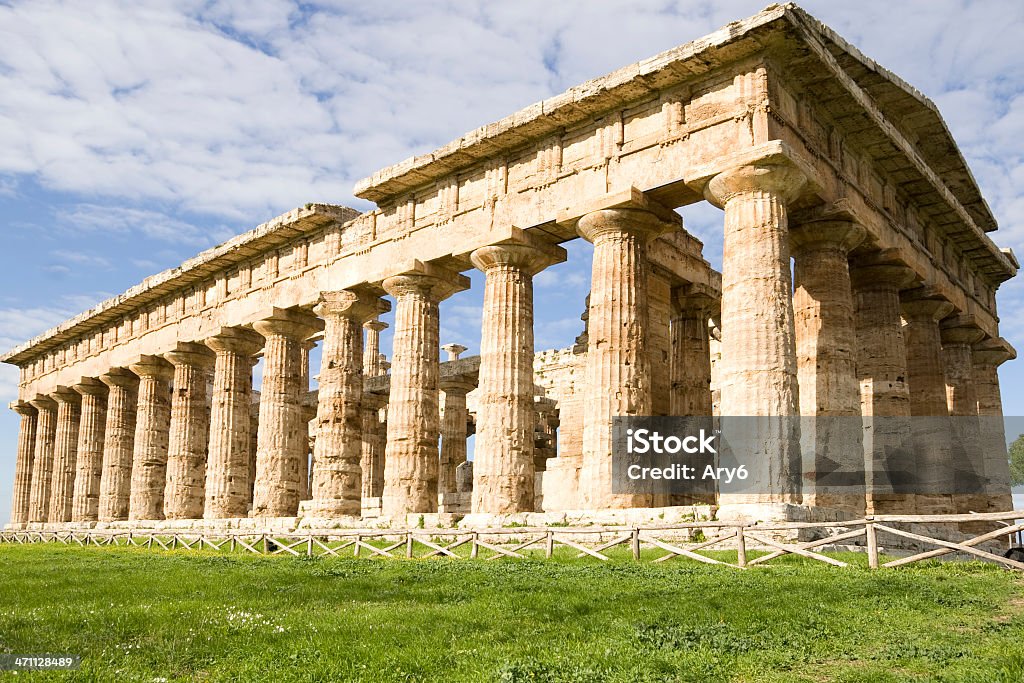 Tempio di Poseidone (Paestum, Italia - Foto stock royalty-free di Antica Grecia