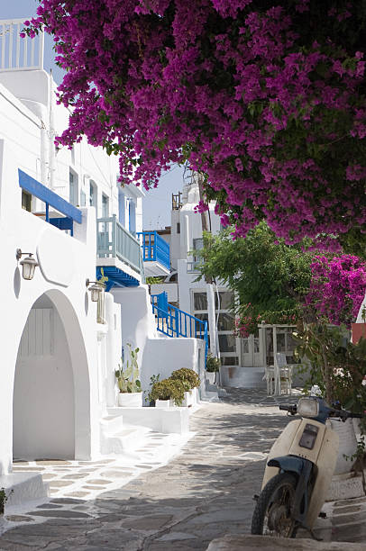 istock Tranquil Alley of Mykonos 471129245