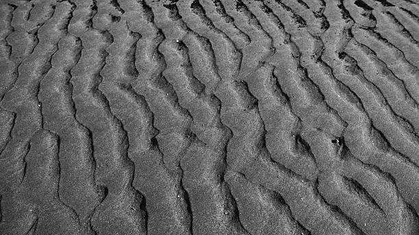 istock Abstract background in black and white on sand 471129730