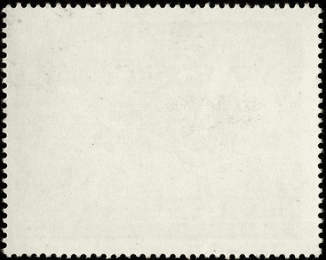 Blanco sello postal photo