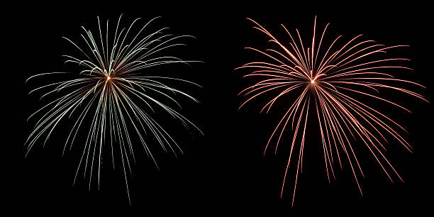 Firework exploding stock photo