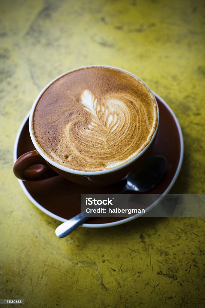 Cappuccino - Foto de stock de Alto contraste royalty-free