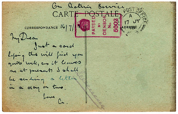 istock WWI Postcard from France 1918 471132017