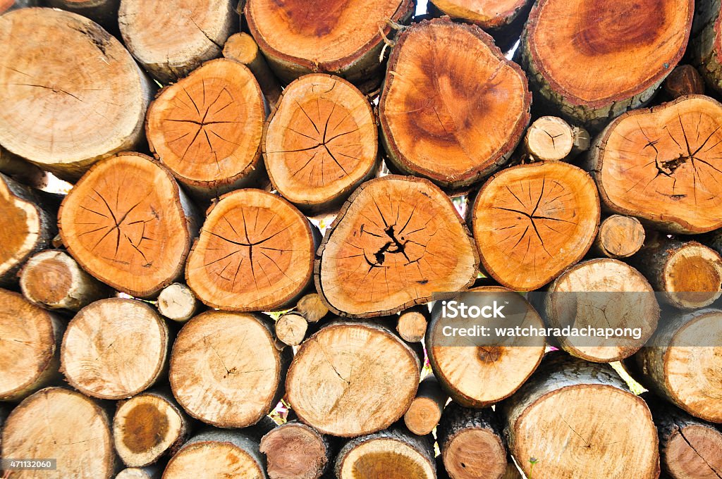 Pile of wood. Stacked up on top of each other in a pile of wood for background  2015 Stock Photo