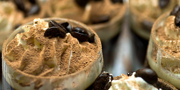 Creamy Coffee Dessert stock photo