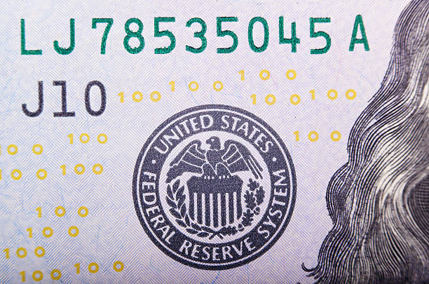 istock Abstract of One Hundred Dollar Bills with Narrow Depth Field 471132662