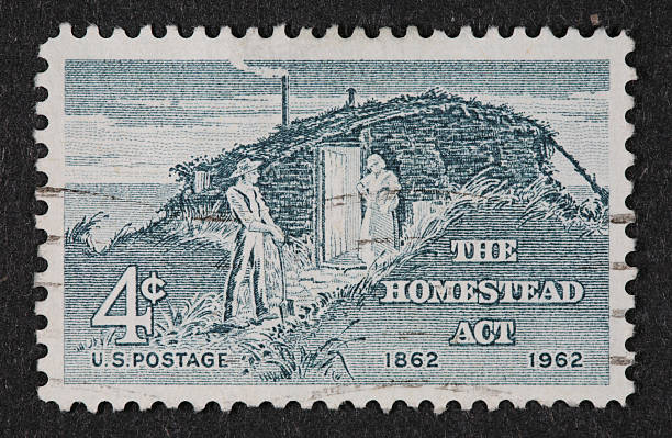 istock Vintage USA stamp 471132865