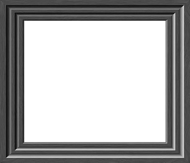 istock Grey Wooden Frame for Photographs 471132906