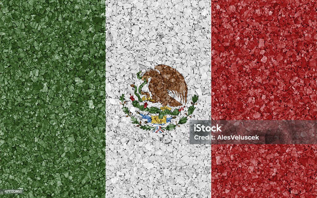 Flaga Meksyku - Zbiór zdjęć royalty-free (Ameryka Łacińska)