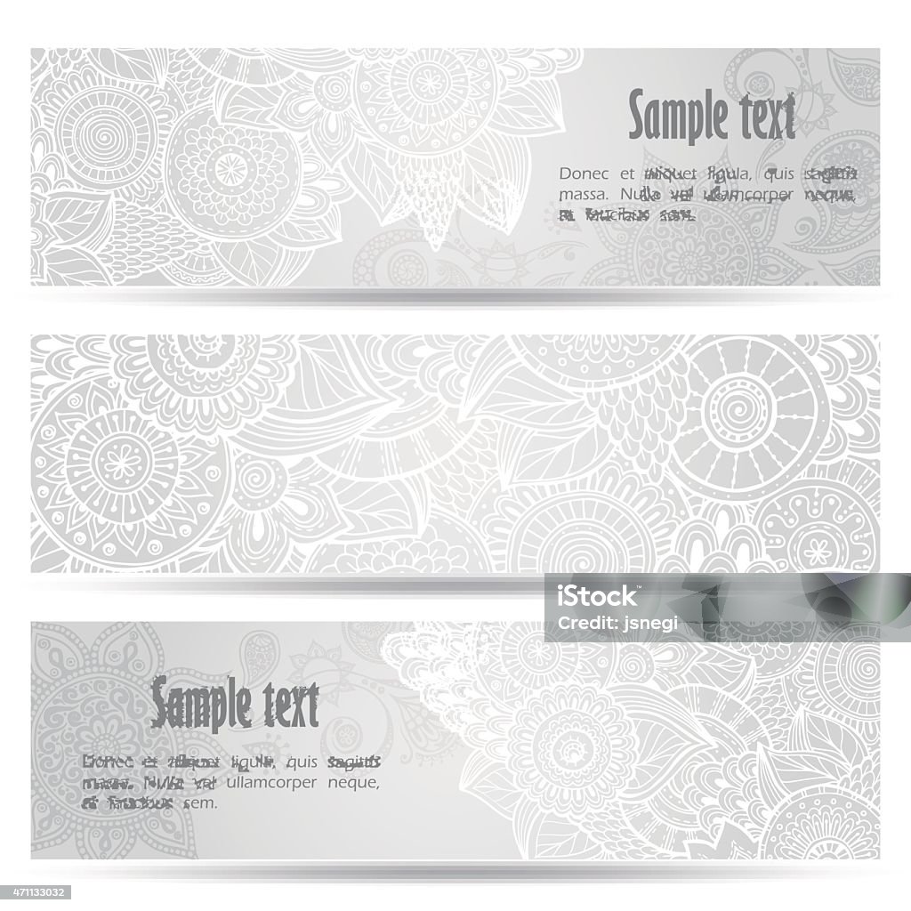 Abstract hand drawn ethnic pattern card set. Abstract vector hand drawn ethnic grunge pattern card set. Series of image Template frame design for card. 2015 stock vector