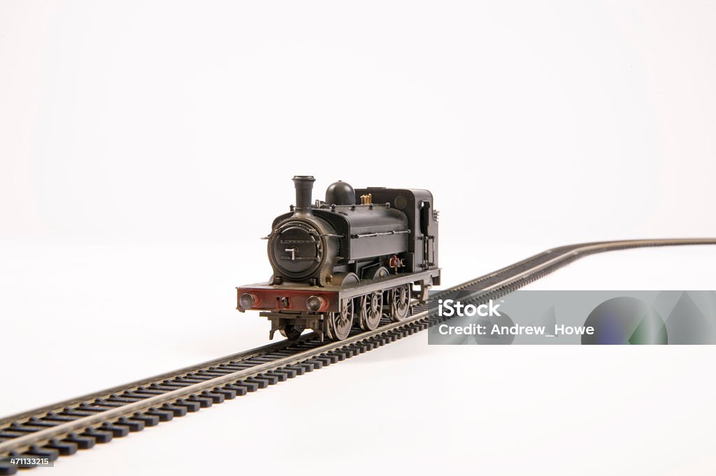 Trem a vapor - Foto de stock de Transporte ferroviário royalty-free