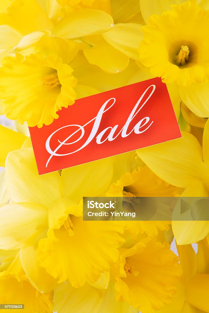 Primavera venda assinar Vt - Royalty-free Amarelo Foto de stock