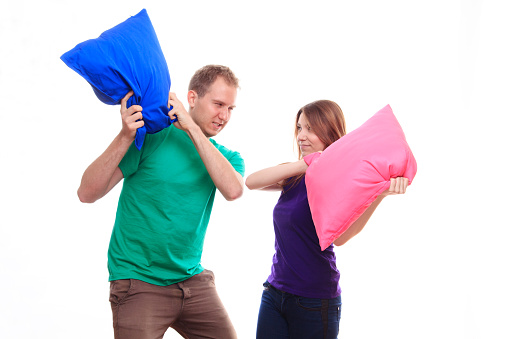 Battle of pillows