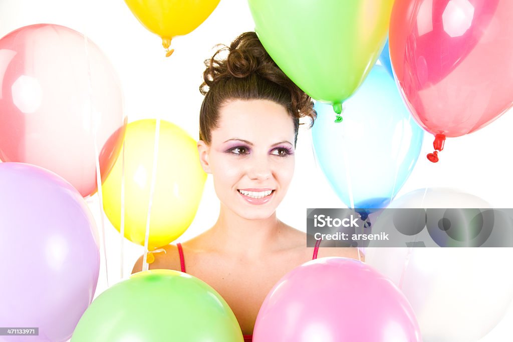 Fiesta con globos - Foto de stock de 20 a 29 años libre de derechos