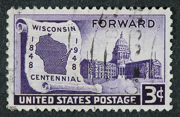 istock Vintage 1948 US stamp 471134019