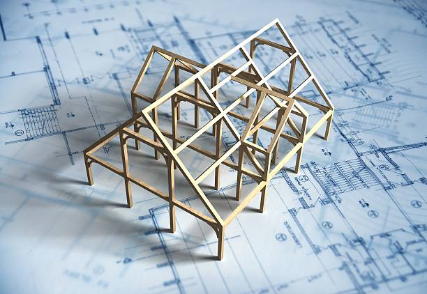 모델 하우스, 청사진 - build structure 뉴스 사진 이미지